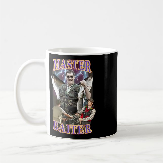 Mug Maître Byiter Vintage Byss Pêche Drôle Pêcheur  (Gauche)
