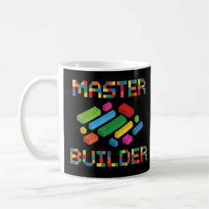 Mug Maître Constructeur de briques Bâtiment de blocs a