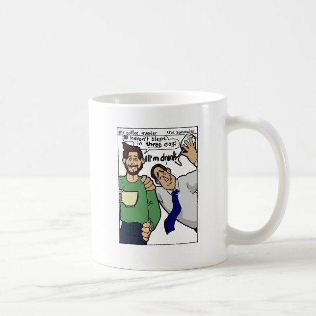 Mug Maître de café contre le Sommelier (Droite)