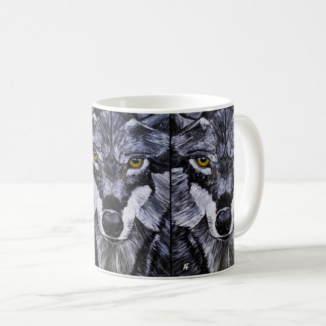Mug Maître de la peinture sauvage par Alfred Fox (Devant droit)