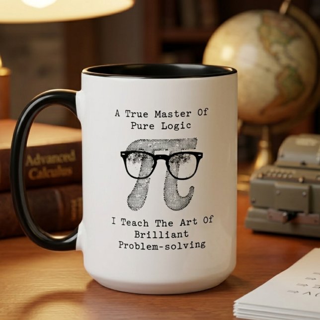 Mug Maître de l'enseignement de la logique pour une ré (Créateur téléchargé)
