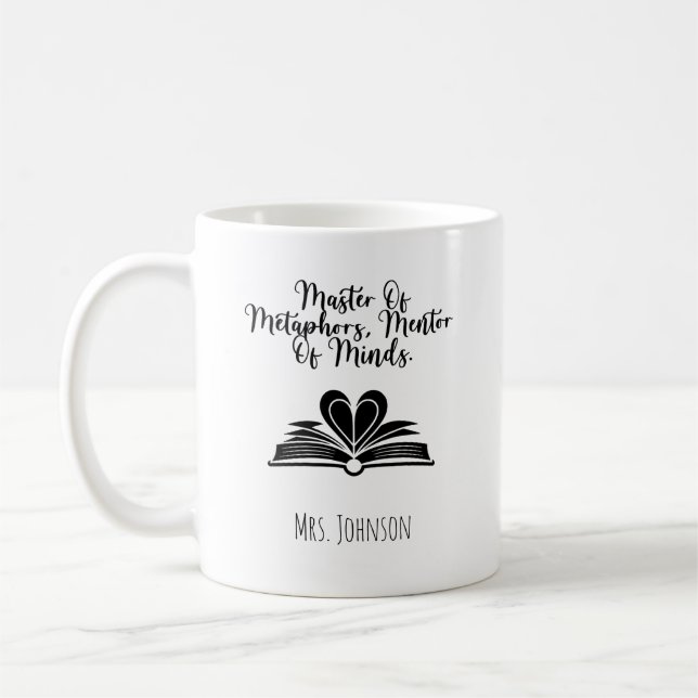 Mug Maître des métaphores, mentor des esprits éducateu (Gauche)