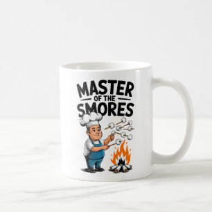 Mug Maître des S’mores Amusant Conception de feu de ca