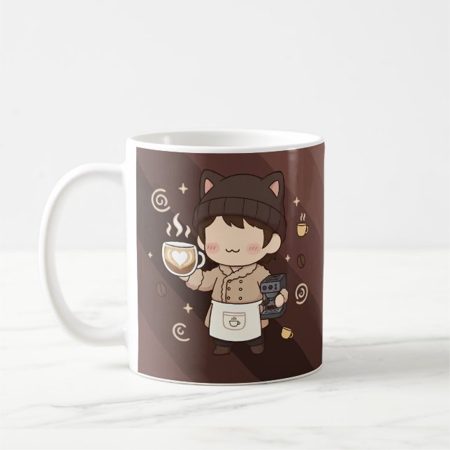 Mug Maître du café Expert en espresso Art (Gauche)