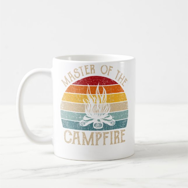 Mug Maître du campeur de feu de camp (Gauche)
