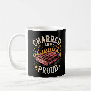 Mug Maître du Grill BBQ Amusant Carbonisé Fier