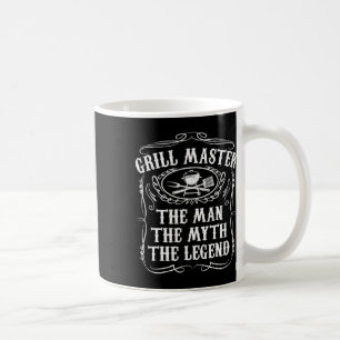Mug Maître du Grill L'Homme La Légende Mythe Drôle Bbq