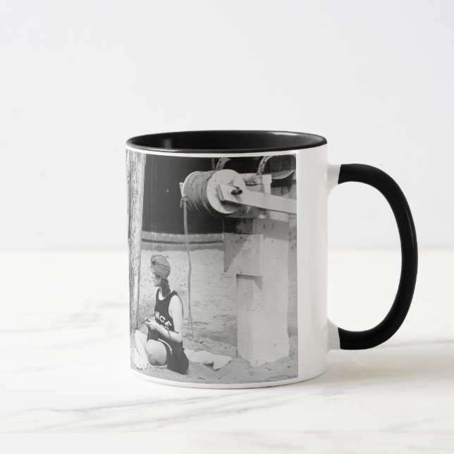 Mug Maître nageurs de Venise de tricot, les années (Droite)