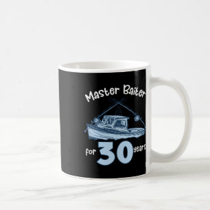 Mug Maître Pêcheur Depuis 30 Ans Pêche 30e Anniversair