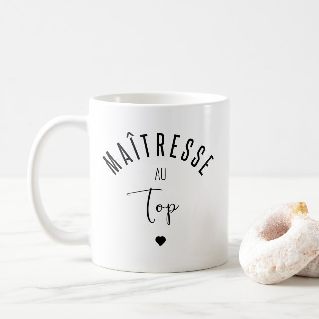 Mug Maitresse au top (Avec donut)