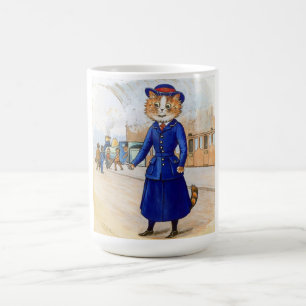 Mug Maîtresse de billet de chat, Louis Wain