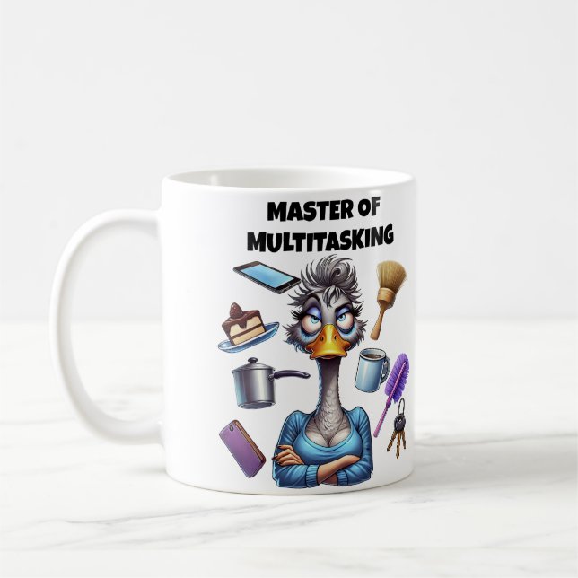 Mug Maîtresse du multitâche Maman (Gauche)