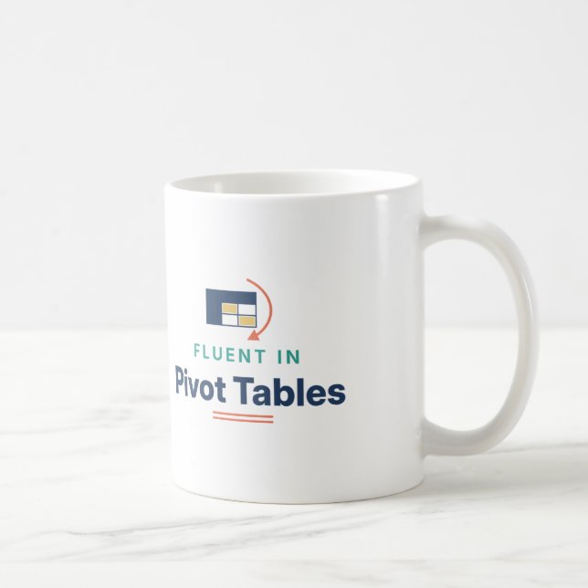 Mug Maîtrise des tableaux croisés dynamiques Drôle de  (Droite)