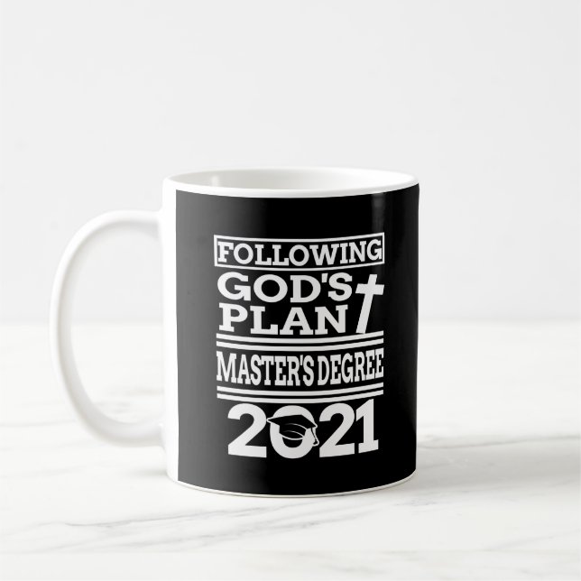 Mug Maîtrise Diplôme Chrétien MSW MBA MBA MBA MBA MBA  (Gauche)