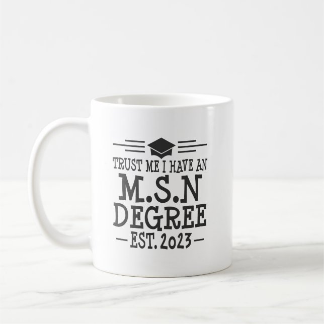 Mug Maîtrise en sciences infirmières de MSN 2023 (Gauche)