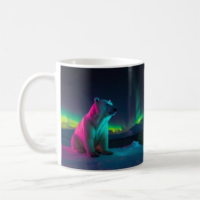Mug Majesté silencieuse : Ours polaire sous les feux d (Gauche)