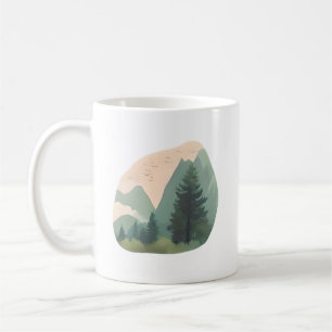 Mug Majestic Peaks - Paysage de montagne apaisant