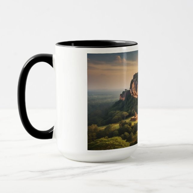 Mug "Majestic Sigiriya : l'art sur une Mug" (Gauche)
