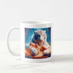 Mug Majestic Stwood : Princesse et Tigre blanc