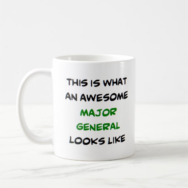 Mug major général, génial (Gauche)