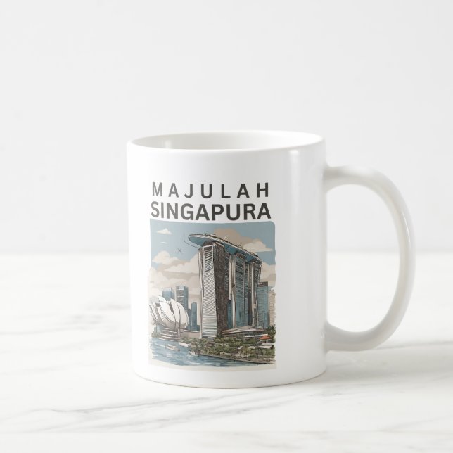 Mug Majulah Singapura (Droite)