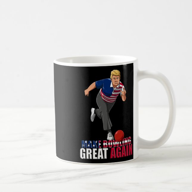 Mug Make Bowling Great Again - Funny Trump Bowling Gif (Droite)