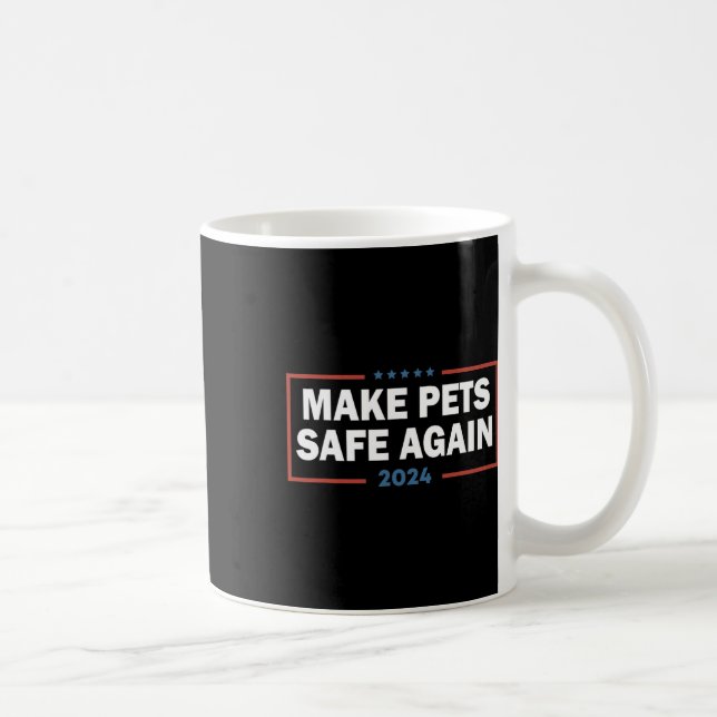 Mug Make Pets Safe Again Trump Harris Debate Eating Th (Droite)