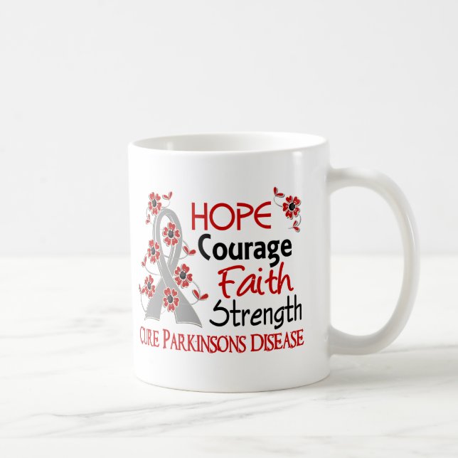 Mug :maladie de Parkinson de la force 3 de foi de (Droite)