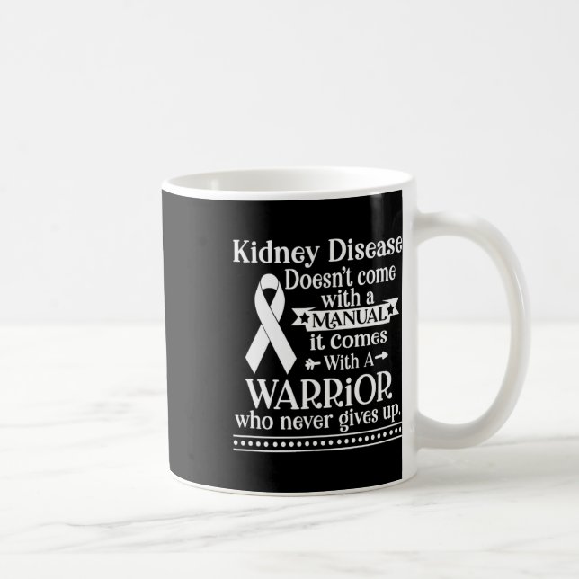 Mug Maladie du rein ne vient pas avec un guide des bou (Droite)