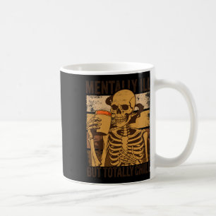 Mug Maladie Mentale Mais Totalement Chill Halloween Co