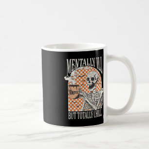 Mug Maladie mentale mais totalement froid Halloween Sq