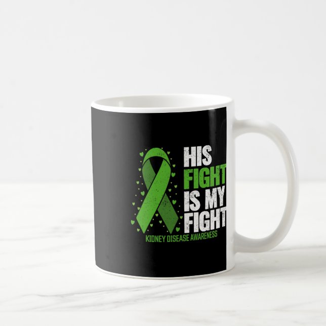 Mug Maladie Sa lutte Mon combat Les médecins de la mal (Droite)
