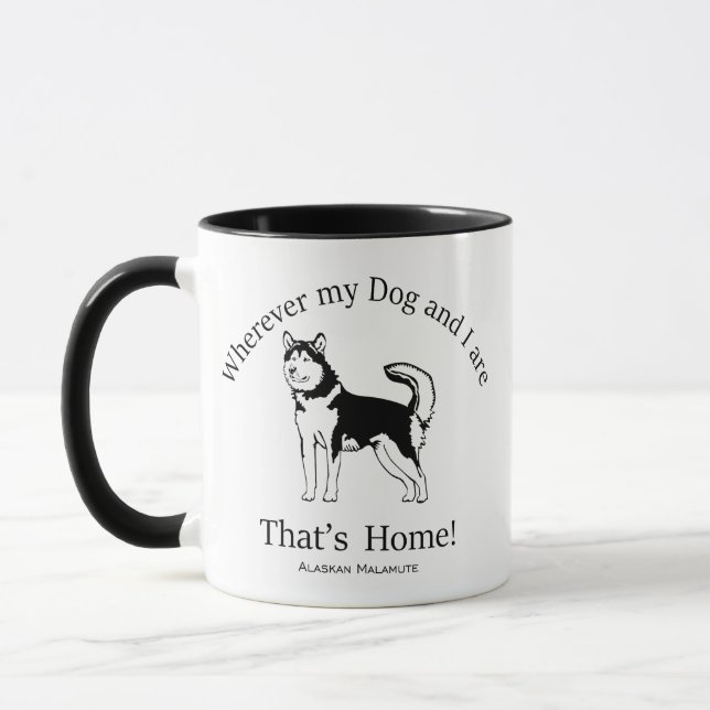 Mug Malamute d'Alaska (Gauche)