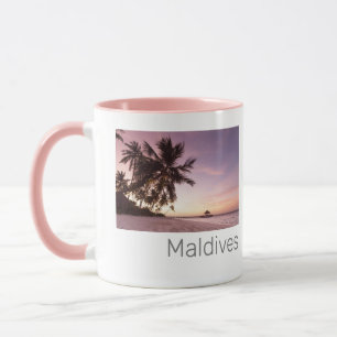 Mug Maldives Ocean Indian Beach Sunset Island Souvenir