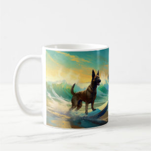Mug Malinoi Beach Surf Peinture belge