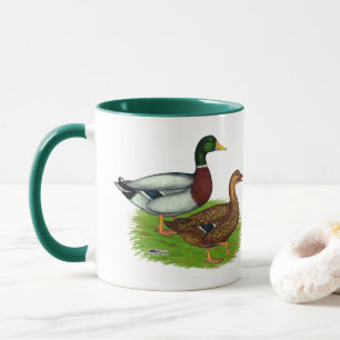 Mug Mallard Drake et Duck
