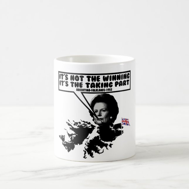 Mug Malouines drôles de Thatcher (Centre)