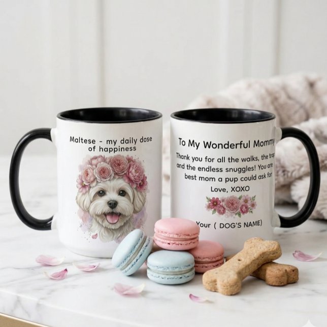 Mug Maltais ma dose quotidienne de bonheur (Créateur téléchargé)