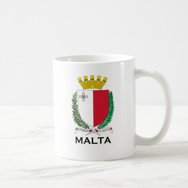 Mug MALTE - emblème/manteau des bras/symbole/drapeau (Droite)