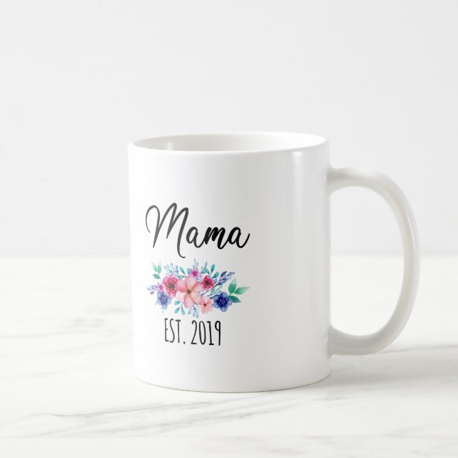Mug Mama A Créé En 2019 Mug, Mug, Funny Coffee Mug, (Droite)