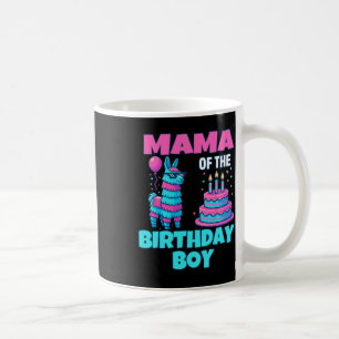 Mug Mama Anniversaire Garçon Lama Pinata Fête Famille 