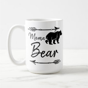 Mug Mama Bear Noir Blanc