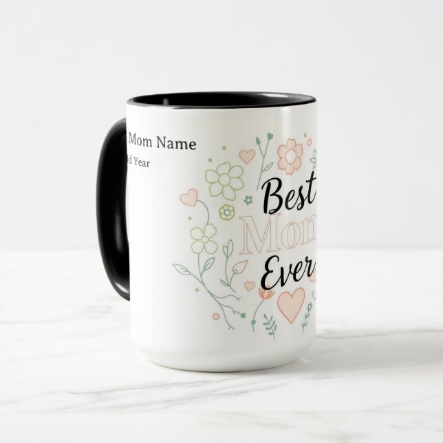Mug Mama depuis 2026 | Célébration de la nouvelle mama (Devant gauche)