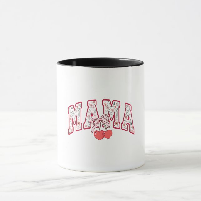 Mug Mama est 2025 Fête des Mères Coquette arc (Centre)