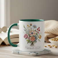 Mama Est Floral Esthétique Botanique Féminine
