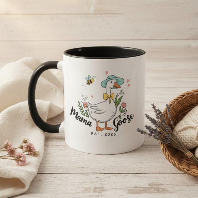 Mug Mama Goose Est Style de Maternité Douce (Créateur téléchargé)