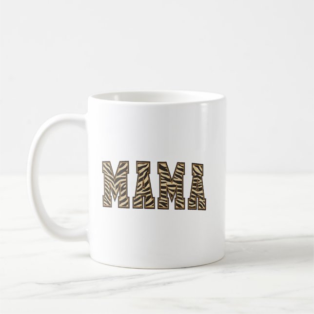 Mug MAMA Imprimé Animal Lettres Arquées (Gauche)