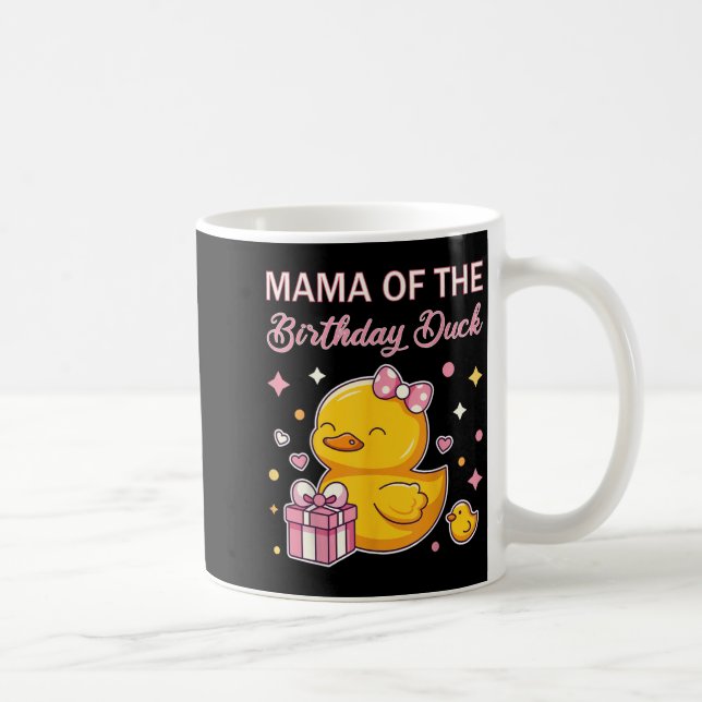 Mug Mama Of The Birthday Duck Christmas Anime Party Ou (Droite)