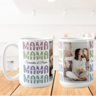 Mug Mama Photo personnalisée Enfants Noms Maman Mère c