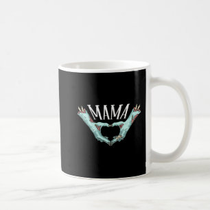Mug Mama Zombie Coeur main Halloween Costume Famille M